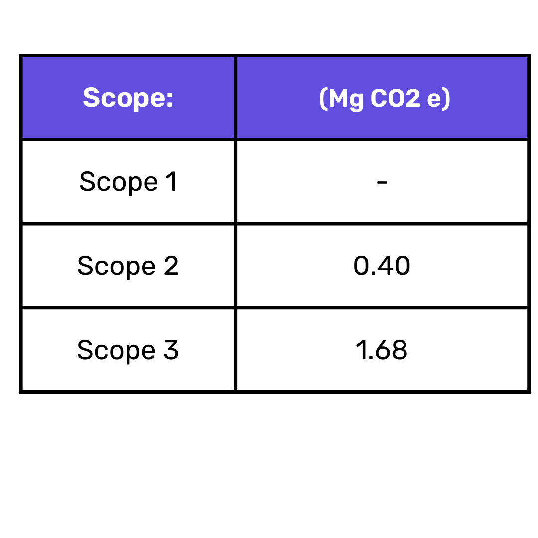 Plan Be Eco's carbon footprint report for 2023 [check our results]